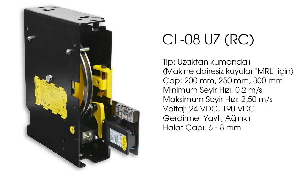 Can lift CL-08 UZ Asansör Aşırı Hız Regulatörü