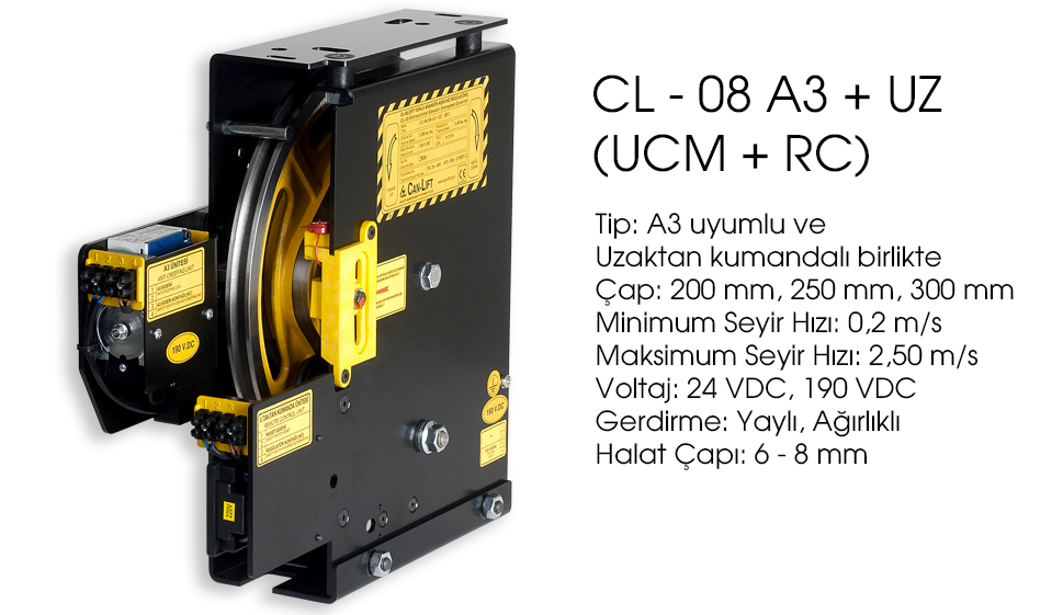 Can Lift CL-08 A3+UZ Asansör Aşırı Hız Regülatörü