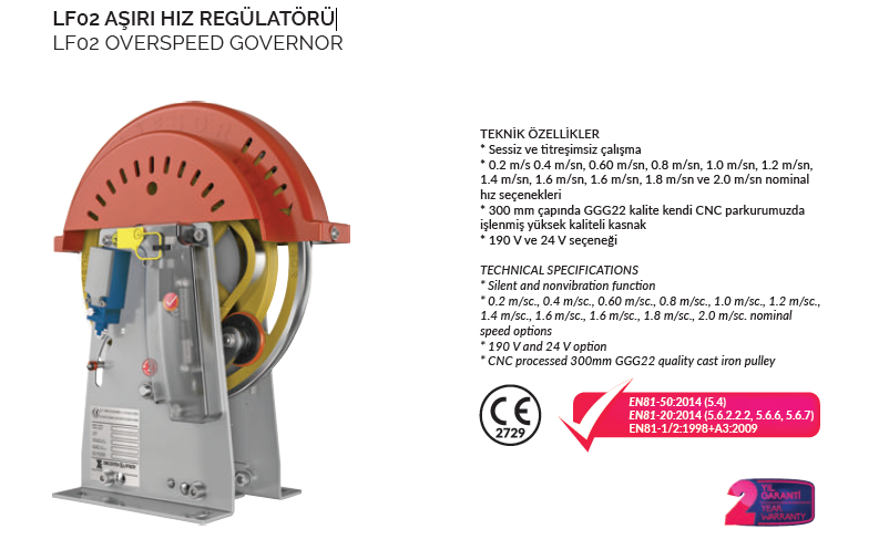 LF02 Aşırı Hız reg. (Deltatek)