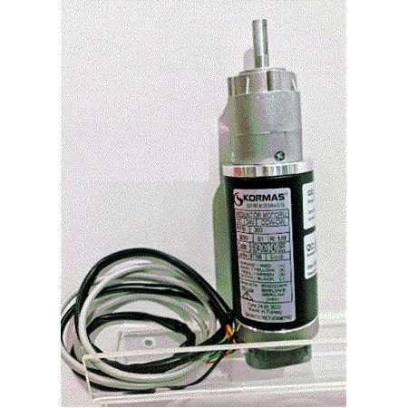 Kormas 24V 100W Asansör Kapı Motoru; Planet Dişli, Redüktörlü, VVVF'li