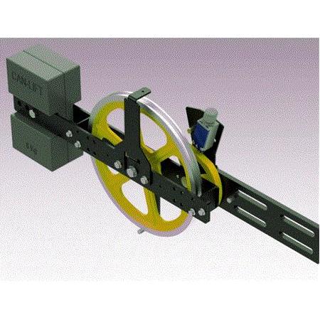 Can Lift (CL 08 AG) Ağırlıklı Asansör Halat Gerdirme Kasnağı-Ağırlık Dahil, Döküm Kasnak