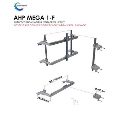 Ema (AHP MEGA 1-F) Ahtapot Mega Yandan Ağırlık Çerçeveli Asansör Ray Konsolu