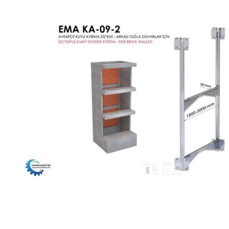Ema (KA-09-2) Çift Dikmeli Dubleks Kuyu Bölmesi Seti
