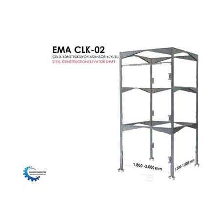 Ema (CLK-02) Ayarlanabilir Çelik Konstrüksiyon Asansör Kuyusu