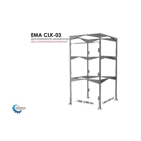 Ema (CLK-03) Ayarlanabilir Çelik Konstrüksiyon Asansör Kuyusu
