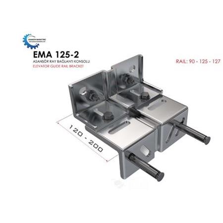 Ema (125-2) Takviyeli Asansör Ray Konsolları