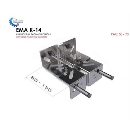 Ema (K-14) Kaburgalı Asansör Ray Konsolu
