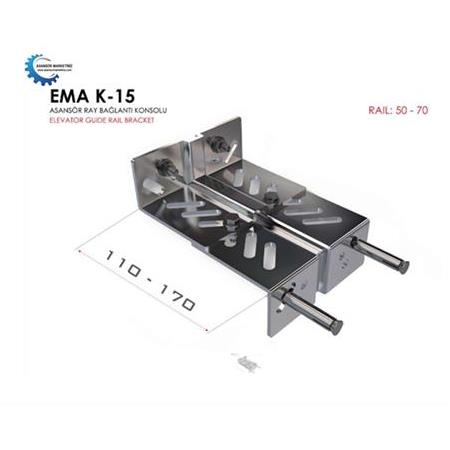 Ema (K-15) Kaburgalı Asansör Ray Konsolu